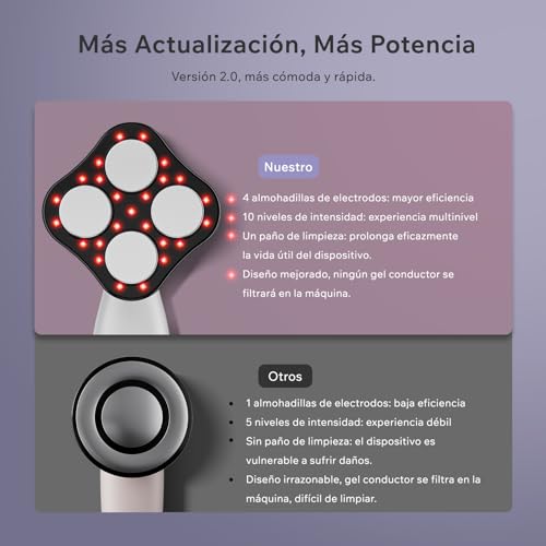 Masajeador Anticelulítico Profesional, 3 en 1 Masajeador Anticelulítico Eléctrico Unisex para Cintura, Vientre, Brazos, Glúteos y Piernas (Blanco) - imagen 5