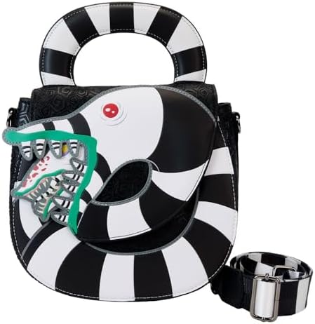 ブービーBEETLEJUICE ナイロンバッグ Loungefly Bolsa tiracolo Beetlejuice Sandworm | Acessórios