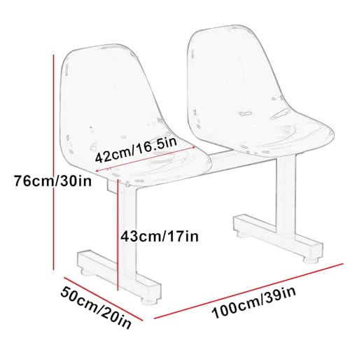 Sillas de plástico para sala de espera de diseño duradero y cómodo 4