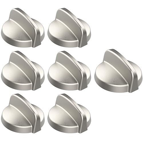 Wb03T10325 Metal Knobs Burner Control Knobs Compatible For General Electric Ge Range Cooktop/Stove/Oven - Replaces Ap5690210 Ps3510510 2691864 (7 Packs) #TOP8
