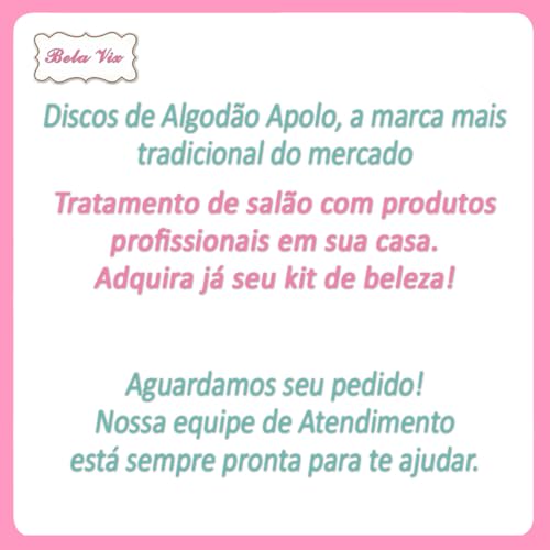 Kit Com 3 Pacotes De Algodão Em Disco Apolo 70g Cada