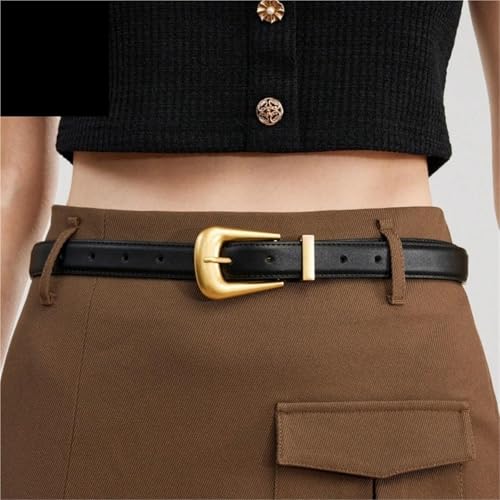 Genuine Leather Belt For Women Burgundy Leather With Gold Metal Buckle Casual Belts For Jeans Dresses3