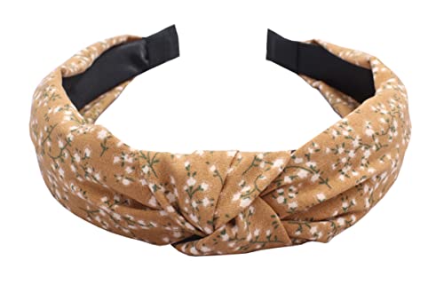 scicent 3Pcs Headbands for Women Alice Bands Adult Boho Beauty Wide Top Knot Turban Fabric Hairband No Slip Headwear Elastic Hair Hoops HB0014 - Image 4