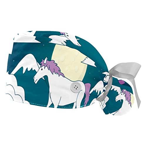 Casquettes de travail ajustables JDEZ avec bandeau anti-transpiration intégré - 2PCS