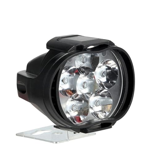 Faros Delanteras Moto 2 Bombillas LED para Faros Delanteros Resistentes Al Agua Superbrillantes Externas Auxiliares LED Faros(1 Piece)