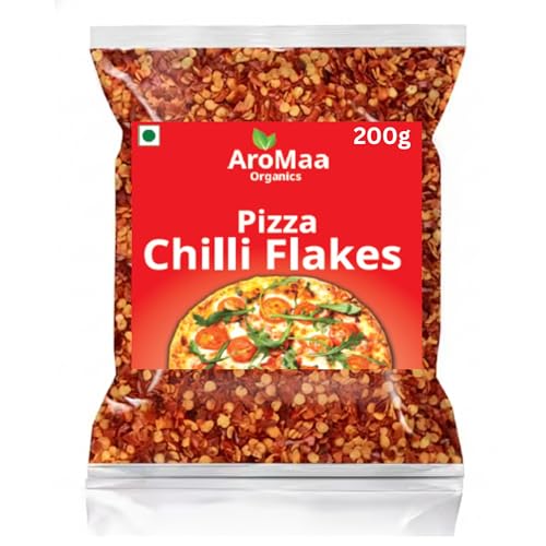 Image of Aromaa Organics Refill Pack Pizza Oregano Seasoning and Chilli Flakes Combo Pack, 200g Each