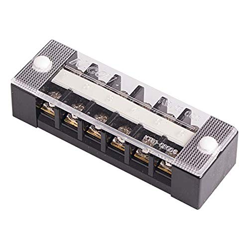 KTB1-02006, Barrier Terminal Block, 6 Poles, 600VA 20A, M4 Screw, L91xW30xH19.5mm, Flame Retardant Polycarbonate
