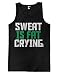 Sweat Is Fat Crying Men's Tank Top T-shirt
