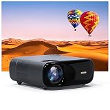 NexiGo PJ40 Projector with WiFi and Bluetooth, Native 1080P, 4K Supported, Projector for Outdoor Movies, 300 Inch, Zoomable, 20W Speakers, Home Theater, Compatible w/TV Stick, iOS, Android