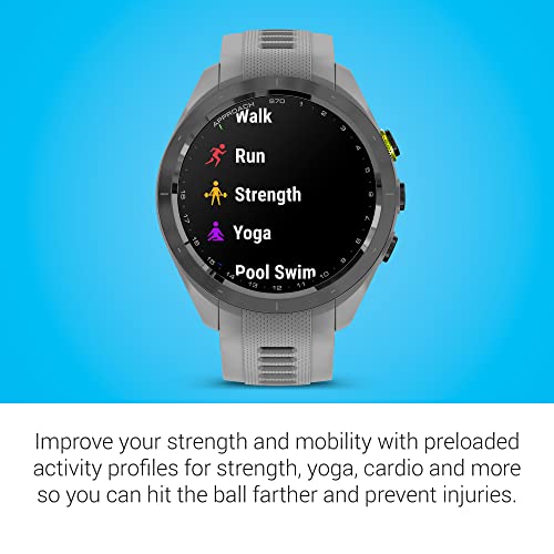 Garmin Approach® S70, Premium GPS Golf Smartwatch, 42mm, Powder Gray - image 6