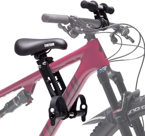 Kids Ride Shotgun - Original Child Bike Seat & Handlebar Combo - Front Mounted, for Children Aged 2~5 Years, Fits Most Adult Modern Mountain Bikes, Adjustable for Comfort