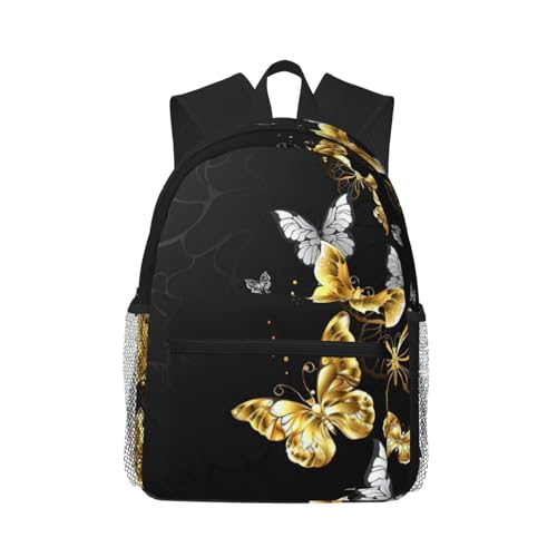 Sac à dos de voyage polyvalent pour soulager le dos avec style imprimé papillons