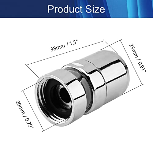 Juvielich Swivel Sink Faucet Aerator 20Mm/0.78" Faucet Copper Flow Restrictor Replacement Parts For Bathroom Kitchen #TOP1