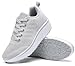 DADAWEN Women's Slip On Breathable Mesh Walking Tennis Shoes Lightweight Comfort Wedge Platform Casual Sneakers for Gym Travel Work (Size:US5-US12)