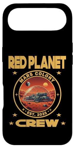 Red Planet Mars Colony Crew Est. 2035 �F���T�� �X�}�z�P�[�X iPhone Air �p