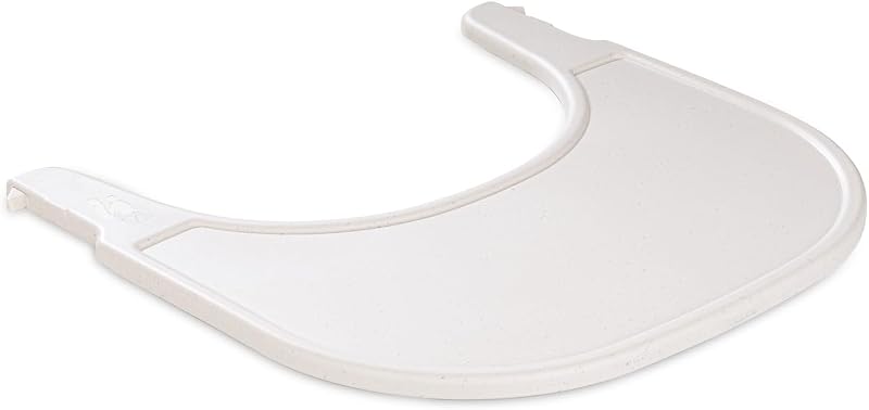 hauck Vassoio Seggiolone Pappa Alpha Click Tray - Tavolino Bambini in Materiale Riciclato Cert. GRS, Facile da Fissare per Seggiolone Legno Alpha+ o Beta+ - Beige, Puntinato