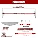 XDINGYY Stair Tread Template Tool, 3-22 Inch Length Red Solid Stair Tread Gauge, Stair Tread Jig Measuring Tool for Stairs, Cabinets and Corners. Excellent for DIYers and Pros