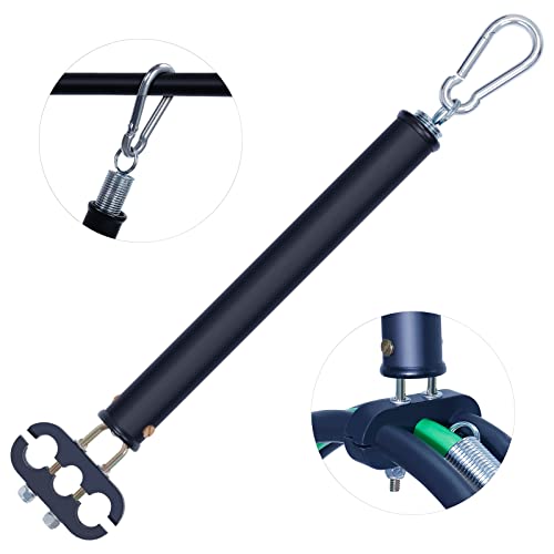 Cheemuii 20" Single Tender Spring Kit Heavy Duty Abs Air Line Hose Tracker Tender Kit With 3 Hose Holders For Semi Truck Trailer Tractor #TOP6