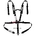 Kyostar 5 point Racing Harness Set Series Latch and Link Black