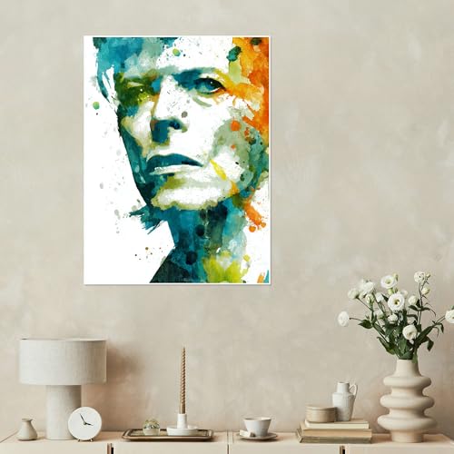 Affiche David Bowie Posterlounge par Thomas Klee 50 x 70 cm