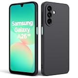 Solid Color Phone case for Samsung Galaxy A26 5G, Ultra Thin TPU Shockproof Anti-Scratch Case, Soft Fall-Resistant Phone case，Black
