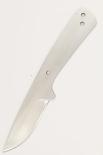 Hook's Drop Point Skinner - S510 - Knife making blank/blade - hunting/fishing/camping knife (S510 SATIN) - Payne Bros Custom Knives