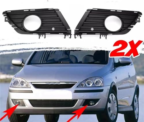Assemblage calandre voiture robuste avec grille pare-chocs et caches antibrouillard