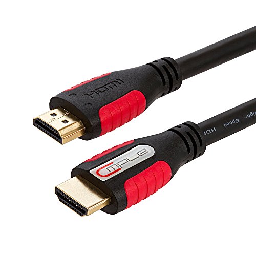 Cmple Ultra High Speed HDMI-Kabel, Schwarz (15 Füße) Cover