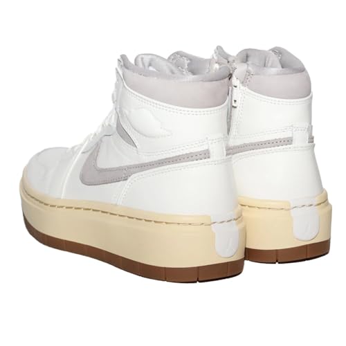 Air Jordan 1 Elevate High SE Women's Shoes (DZ3744-100, Sail/Pale Vanilla/Gum Medium Brown) Size 12
