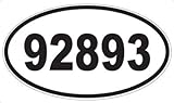 US Decal, Inc. Number 92893 Oval Sticker