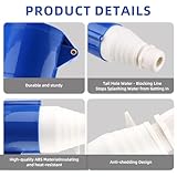 2PCS 32Amp Blue Industrial Socket, 3Pin Industrial Plug Socket IP44 32A 220-250V 2P+E Replacement Connector Sockets with Cover for Camping Caravan Construction Industry Workshop Shipyard Accessories - Image 4