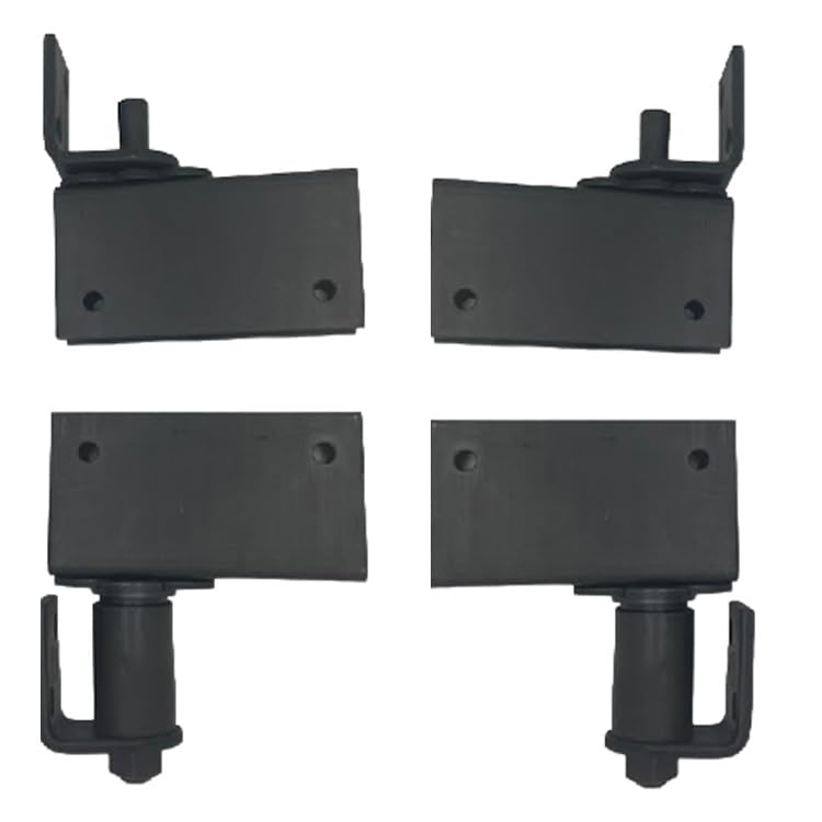 Commercial Grade Gravity Double Action Pivot Hinge with Box Clamps- Door Hinge for Saloon, Swinging & Cafe Doors - Heavy Duty Hinges Hardware with Hold Open Feature