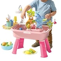 Table D’Eau Ludique Avec Pompe Électrique – Jeu De Pêche Été – Pour Enfants Dès 4 Ans (54x29x53 Cm)