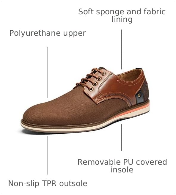 Image of Bruno Marc Men's Dress Shoes Casual Business Oxford