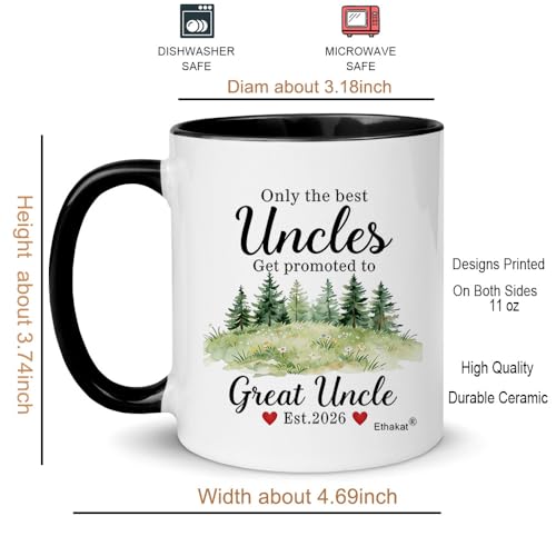 Set de Tazas Promoted To Great Aunt Uncle 2026 11oz miniatura 6