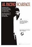 scarface the world is yours bathtub poster  Maxi Poster Film Scarface Druck (Al Pacino, Schwarz und Weiß, 61x91 cm)