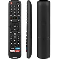 EN2BS27H TV Remote for Hisense LED Smart TVs, New Replaced Remote Control with Netflix, P Video, YouTube Buttons, for Hisense TV 43R6 50R6 55R6 65R6 32S4 40S4 43R6 43S4 50S8 55R5 58R5 65R5 65Q8