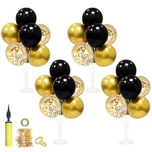 Black and Gold Party Decorations 4 ...