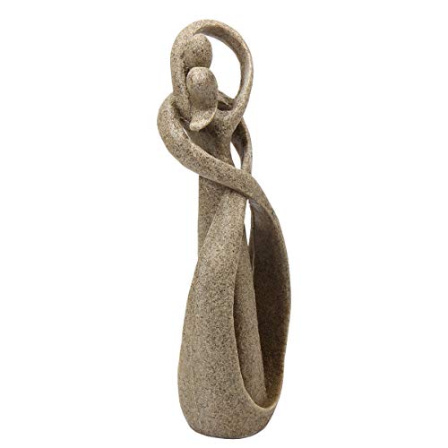 Mochiglory Sandstone Lover Hug Kissing Style Handmade Abstract Art Figurine Sandstone Statue Crafts For Wedding Gift Desktop Decor #TOP6