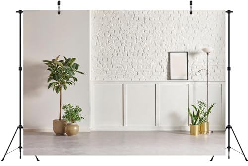 BELECO Tela 7x5ft Fondo Blanco para Estudio y Decoración miniatura 4