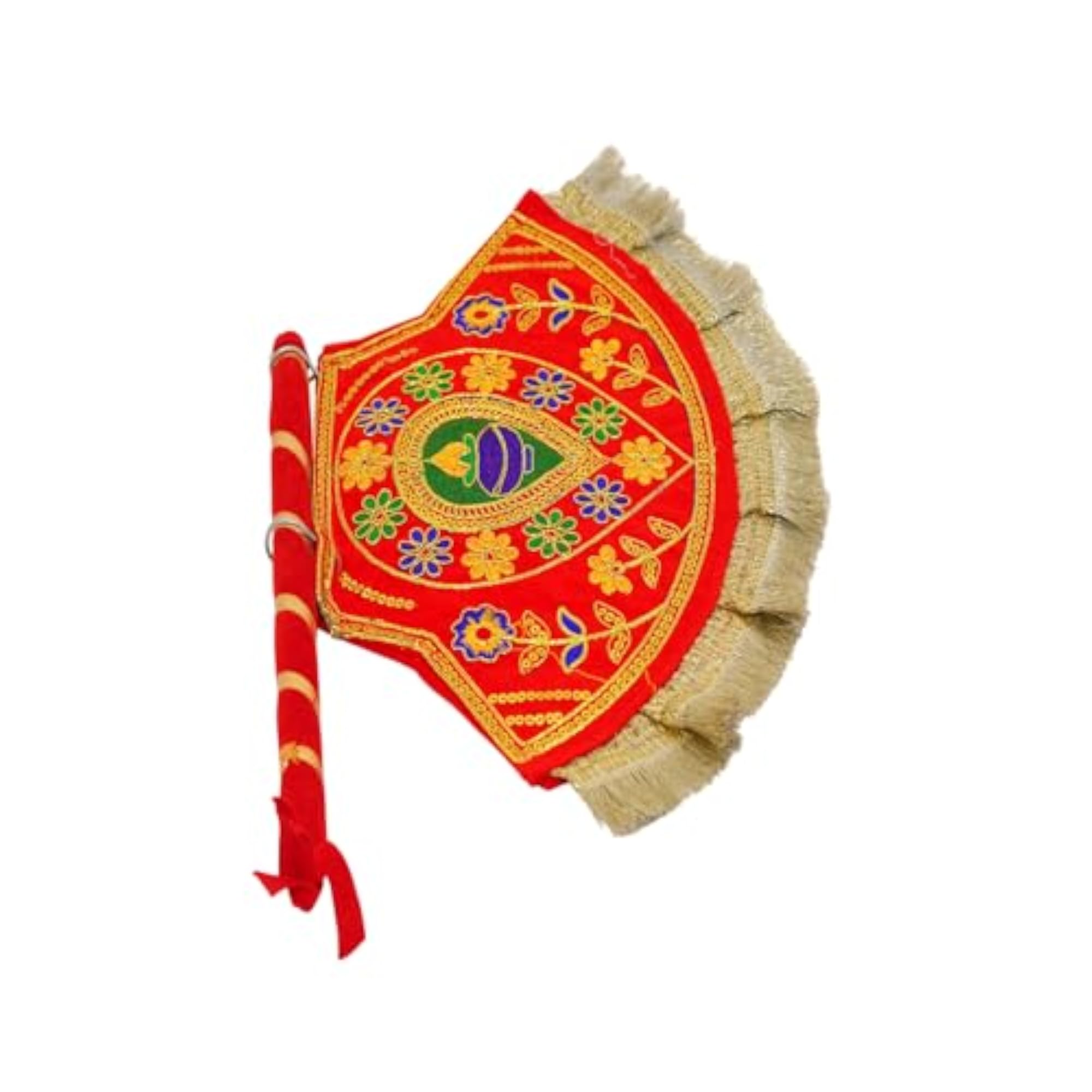 Both side Decorative Haldi Mehndi Handmade Decorative Hand Fan