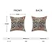 AEIOAE Boho Vintage Retro Pillow Covers 18x18 Set of 2 Boho Colorful Style Decorative Throw Pillow Outdoor Linen Square Farmhouse Decor Cushion Cover for Home Couch Sofa
