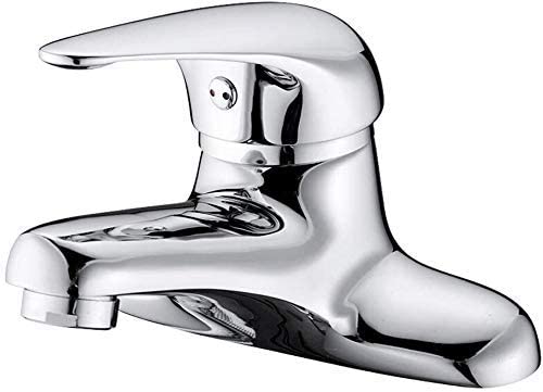 Robinet mitigeur en laiton chromé chic pour double trou