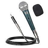 Phenyx Pro Wired Vocal Dynamic Handheld Microphone with XLR Cable, Windscreen, Ideal for Vocal, Studio, Instrument, Recording, Events (Sigma 8A)