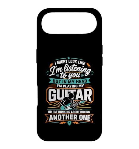 I Look Like Listening But In My Head I Am Play My Guitar �X�}�z�P�[�X iPhone Air �p