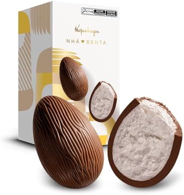 Ovo de Páscoa Kopenhagen Nhá Benta, de Chocolate ao Leite com Mar...