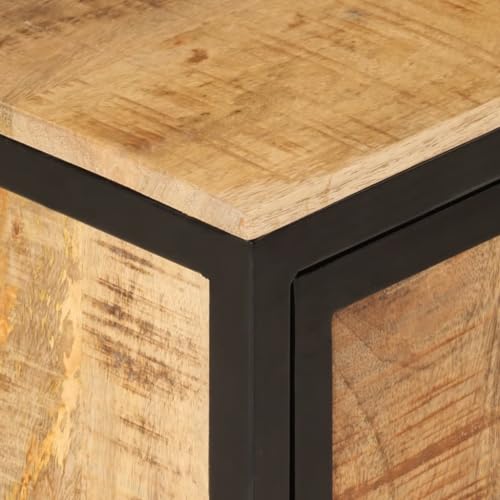 Muebles de baño compactos de madera de mango y hierro: orden con estilo 8