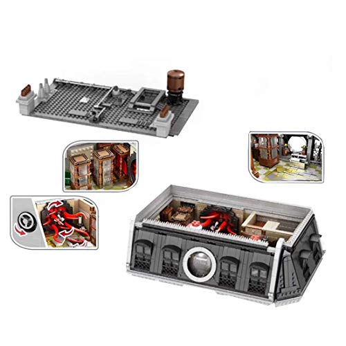 XIAN modularer Hausbaukasten Bausatz, 4 Ebenen Architektur Sanctum Sanctorum mit LED-Beleuchtung, Hausbauspielzeug… – Bild 6