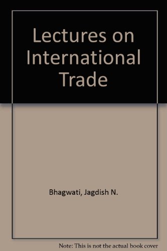 Lectures on International Trade 0262520842 Book Cover