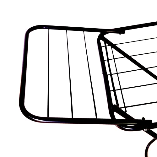 Mor - Varal De Chão Com Abas Slim Preto